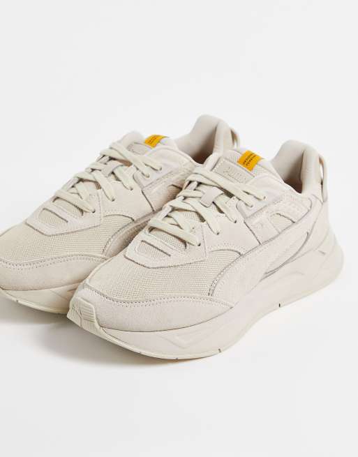 profiel Stoffig Oorlogsschip Puma Mirage Sport tonal sneakers in beige | ASOS