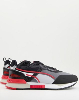 Puma Mirage Tech trainers in black and red