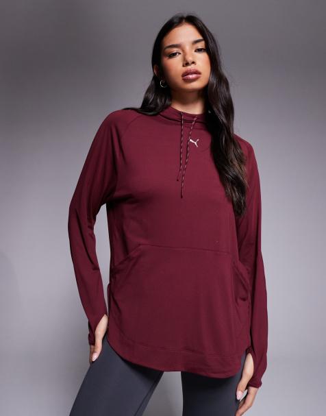 Puma Modest hoodie in ruby shimmer - view 1