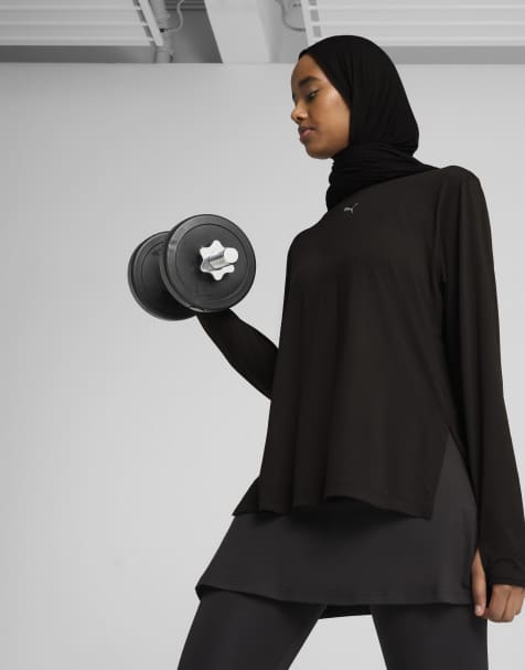 Puma Modest oversized t-shirt in puma black - view 1