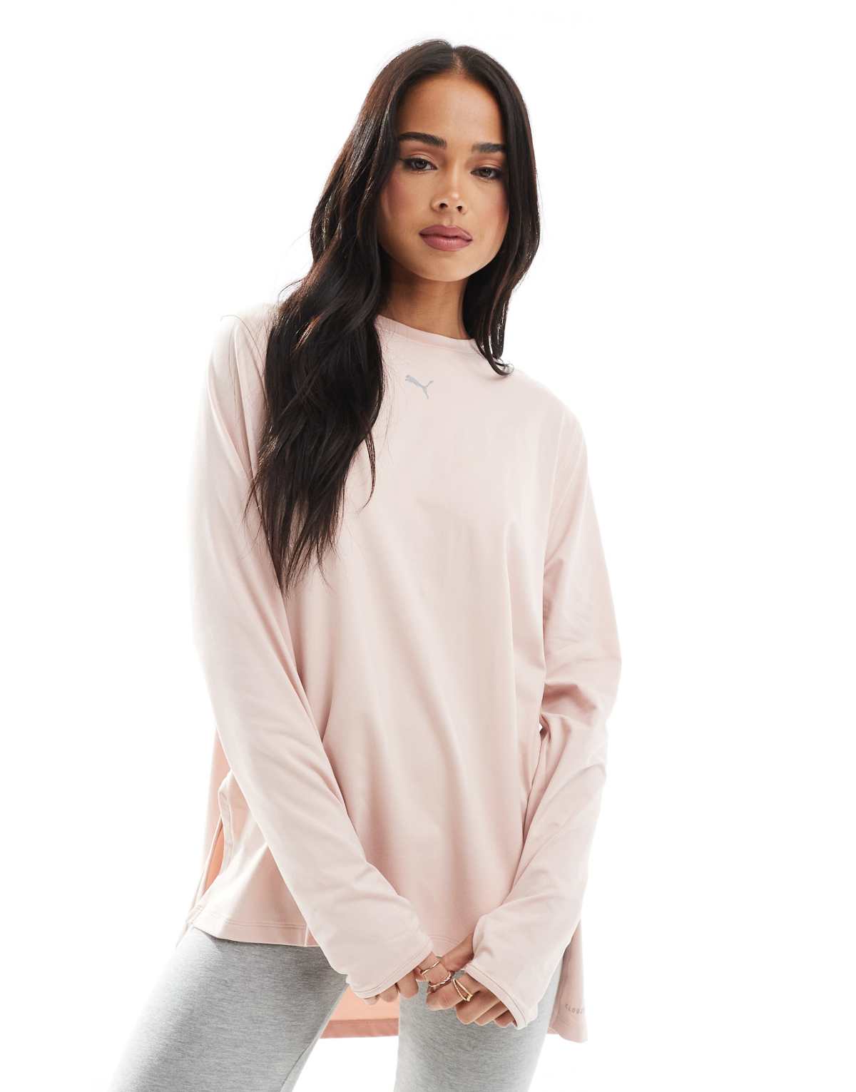 Puma Modest oversized t-shirt in rose quartz