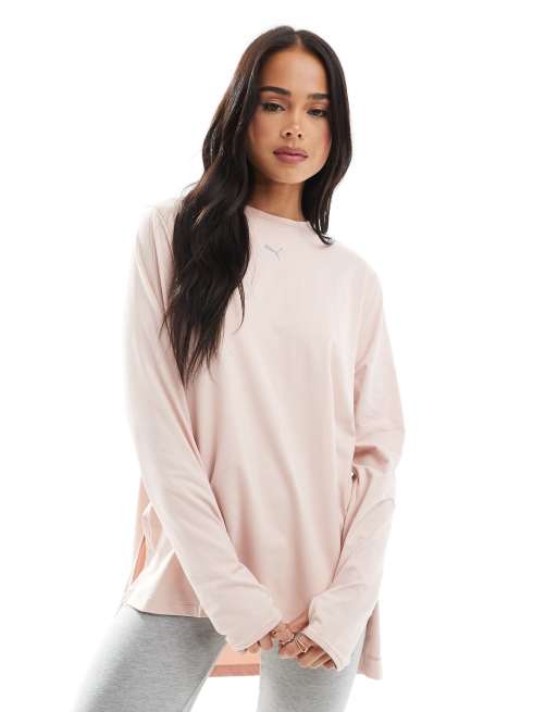 Puma Modest oversized t-shirt in rose quartz