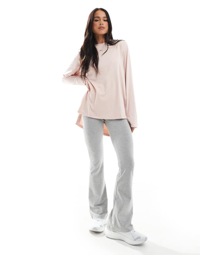 Puma Modest oversized t-shirt in rose quartz | ASOS
