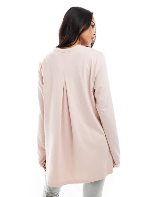 Puma Modest oversized t-shirt in rose quartz | ASOS