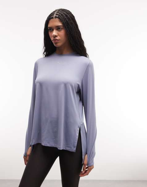 Puma Modest oversized tee in grey - view 1