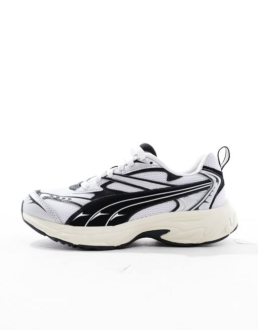 PUMA – Morphic – Buty sportowe w kolorze złamanej bieli i czarnym, 2 z 5