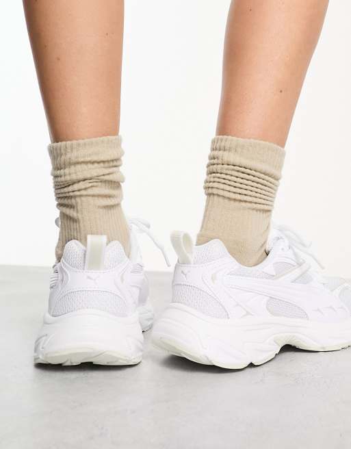 Puma white chunky sneakers clearance