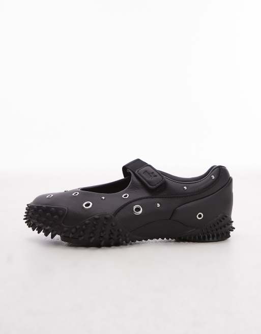 PUMA Mostro Fey ballet flats with silver detail in black , 2 of 5