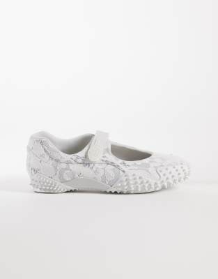Mostro Fey - Baskets en dentelle - Blanc-Neutral 40.5