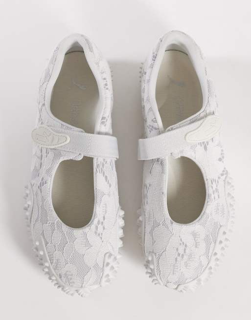PUMA - Mostro Fey - Baskets en dentelle - Blanc, 3 de 5