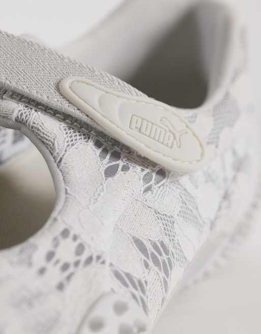 PUMA - Mostro Fey - Baskets en dentelle - Blanc, 4 de 5