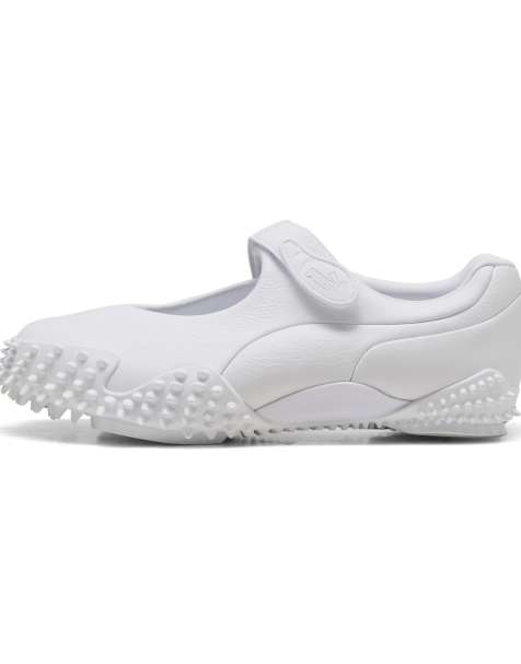 Puma Mostro fey leather ballet flats in white - view 1