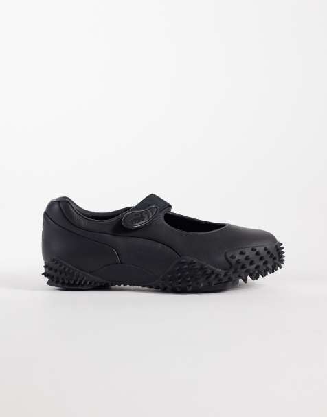 Puma Mostro Fey leather trainers in black - view 1