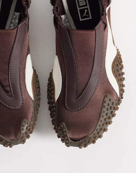 Puma - Mostro Move - Sneakers in raso marrone cioccolato - view 1
