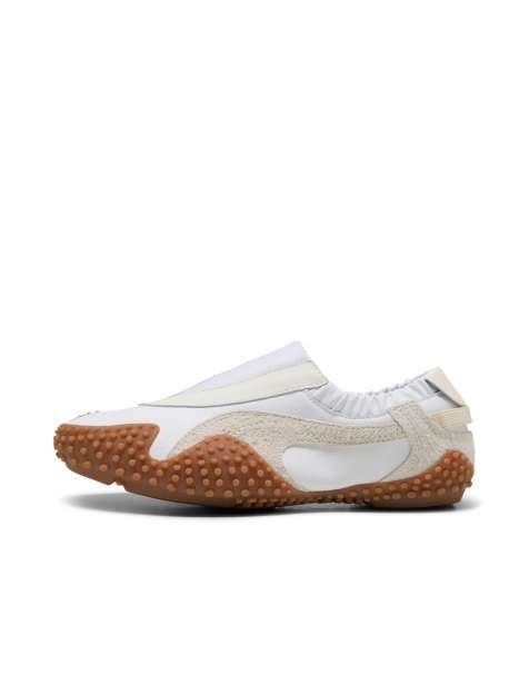 Puma Mostro move trainers in white suede - view 1