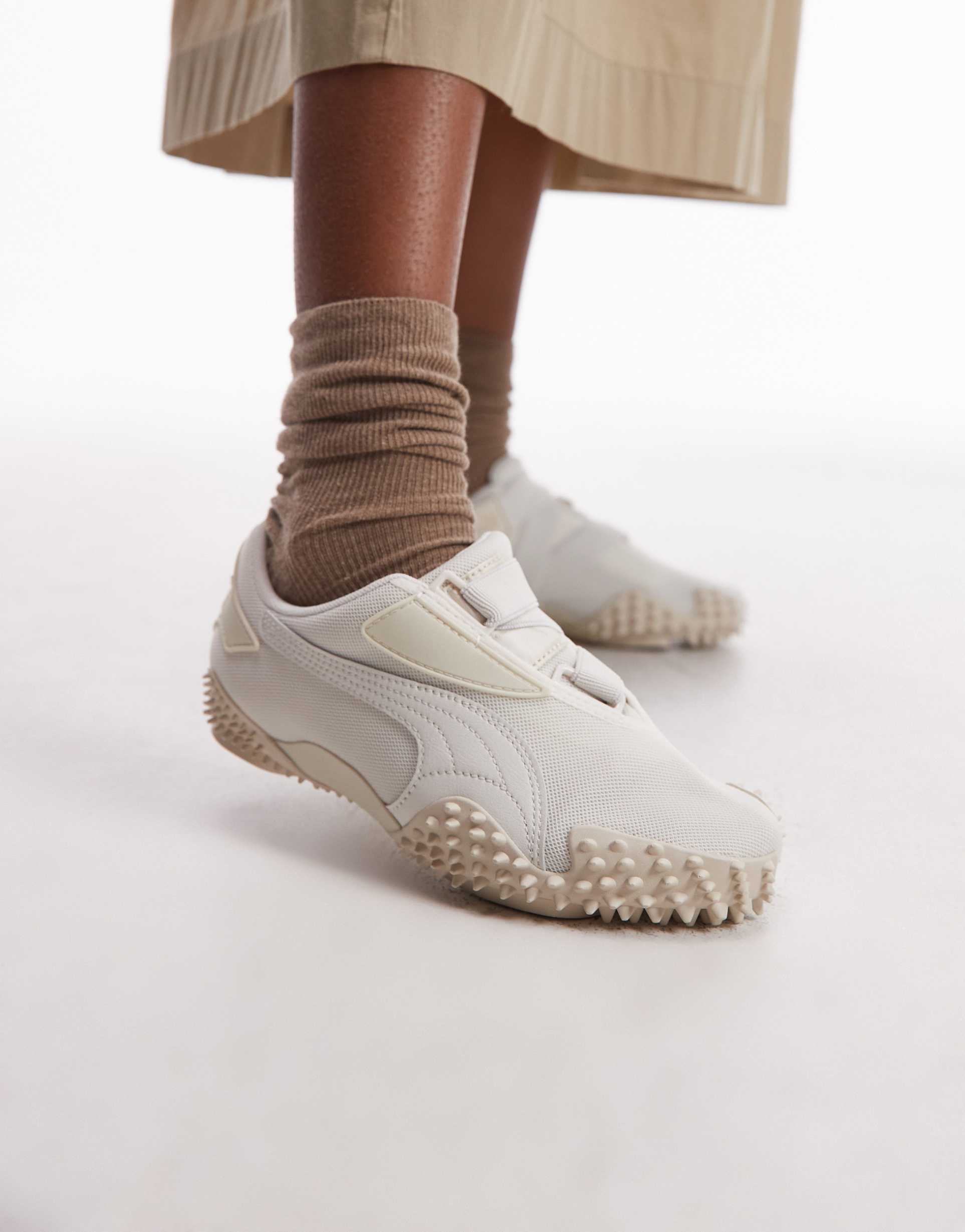 puma mostro og prime sneakers in off white