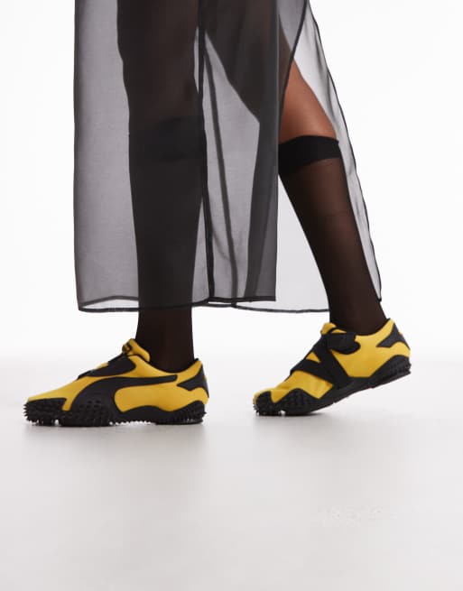 PUMA – Mostro OG Prime – Unisex-Sneaker in Gelb und Schwarz, 4 von 5