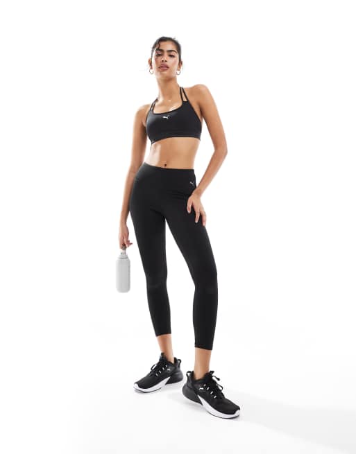 PUMA – Move – Czarny biustonosz sportowy z paseczkami , 3 z 4