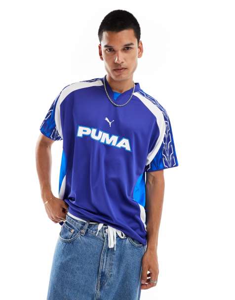 PUMA – Niebieska koszulka piłkarska - view 1