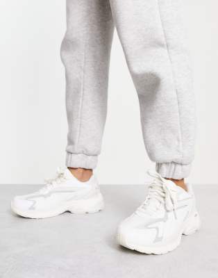 Puma Nitro Textured Neutral Sneakers In White In White