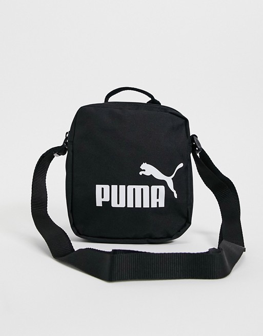 Puma no 1 logo portable bag in black