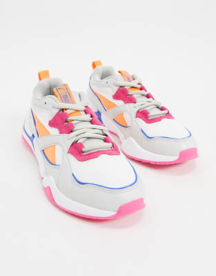 puma nova 2 trainers in white