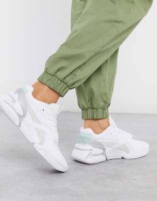 Puma Nova Glitz sneakers in white | ASOS