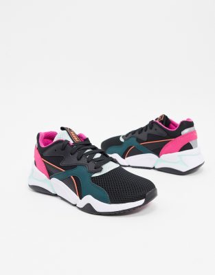 puma nova mesh trainers