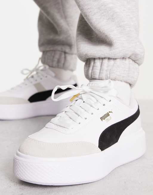 puma roto olso maja archive trainers in white and black