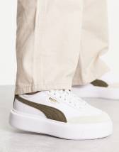 Puma olso maja archive trainers in white and green