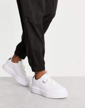 Puma oslo femme trainers in white and sage hot sale