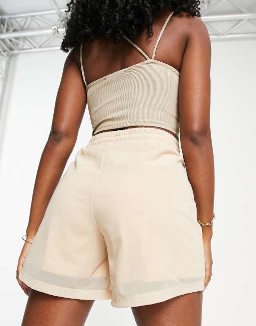 Puma organza mesh high waisted shorts in beige - exclusive to ASOS, 2 of 4