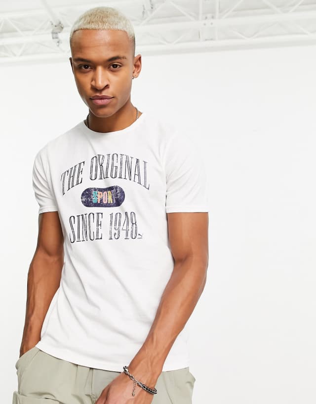 Puma Original 1948 vintage graphic T-shirt in white