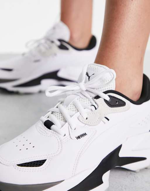 Puma noir semelle clearance blanche