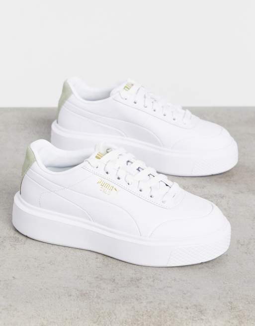 Basket blanche puma discount femme