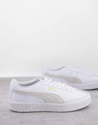 puma oslo femme trainers white and sage