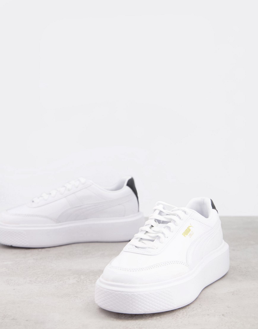 PUMA Oslo Femme sneakers in white and black