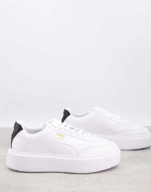 PUMA - Oslo Femme - Sneakers in wit en zwart, 4 van 4