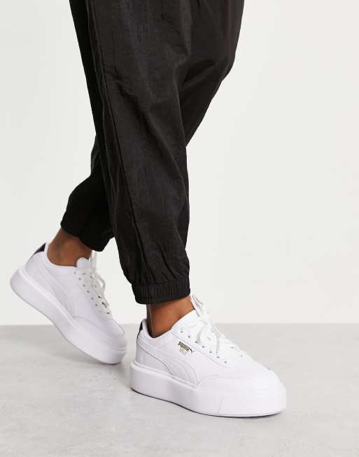 Puma noir clearance et blanc femme