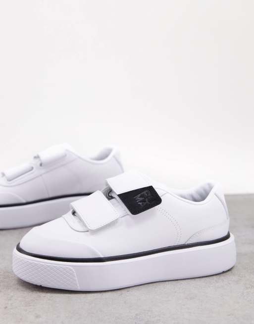 puma oslo femme trainers with in white and tan