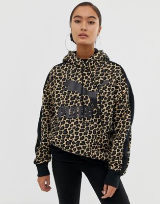 puma leopard hoodie
