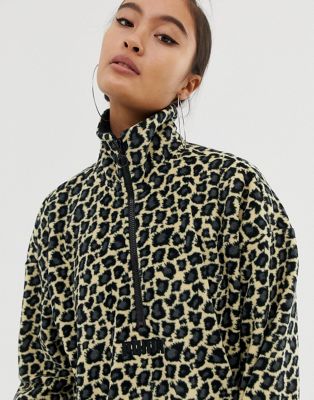 puma leopard fleece