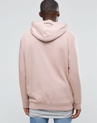 dusty pink mens hoodie
