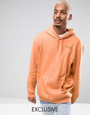 orange puma hoodie