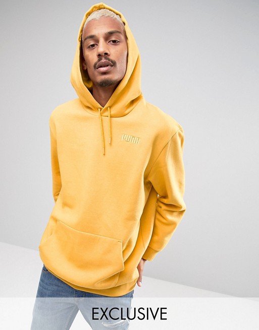 Puma | Puma Oversized Hoodie In Yellow Exclusive to ASOS