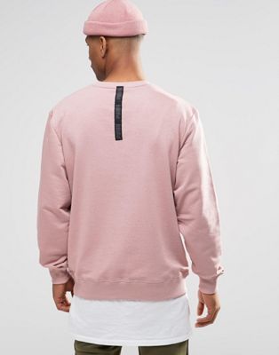 Puma Oversized Sweatshirt In Pink 