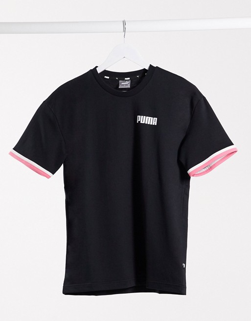 Puma oversized t-shirt in black