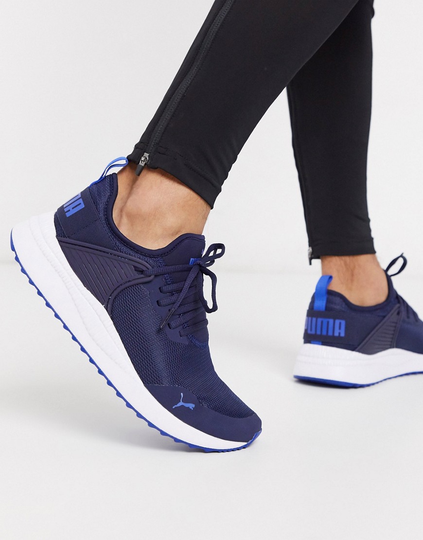 Puma PACER NEXT CAGE performance trainers in peacoat & blue-Black