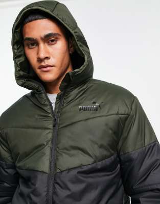 puma padded hooded jacket