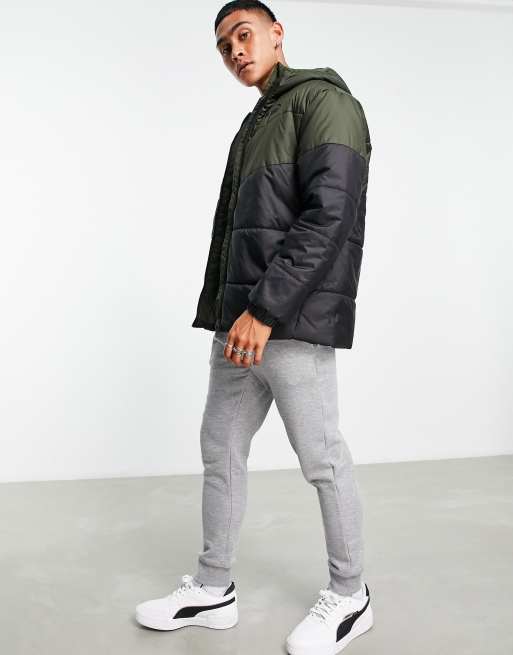 Black khaki jacket best sale